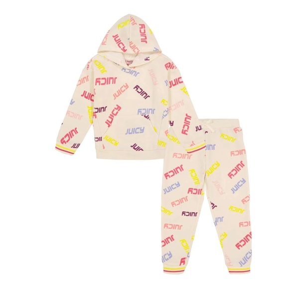 NWT Juicy Couture Girls 3T Juicy Racing Jogger Set - Picture 1 of 9